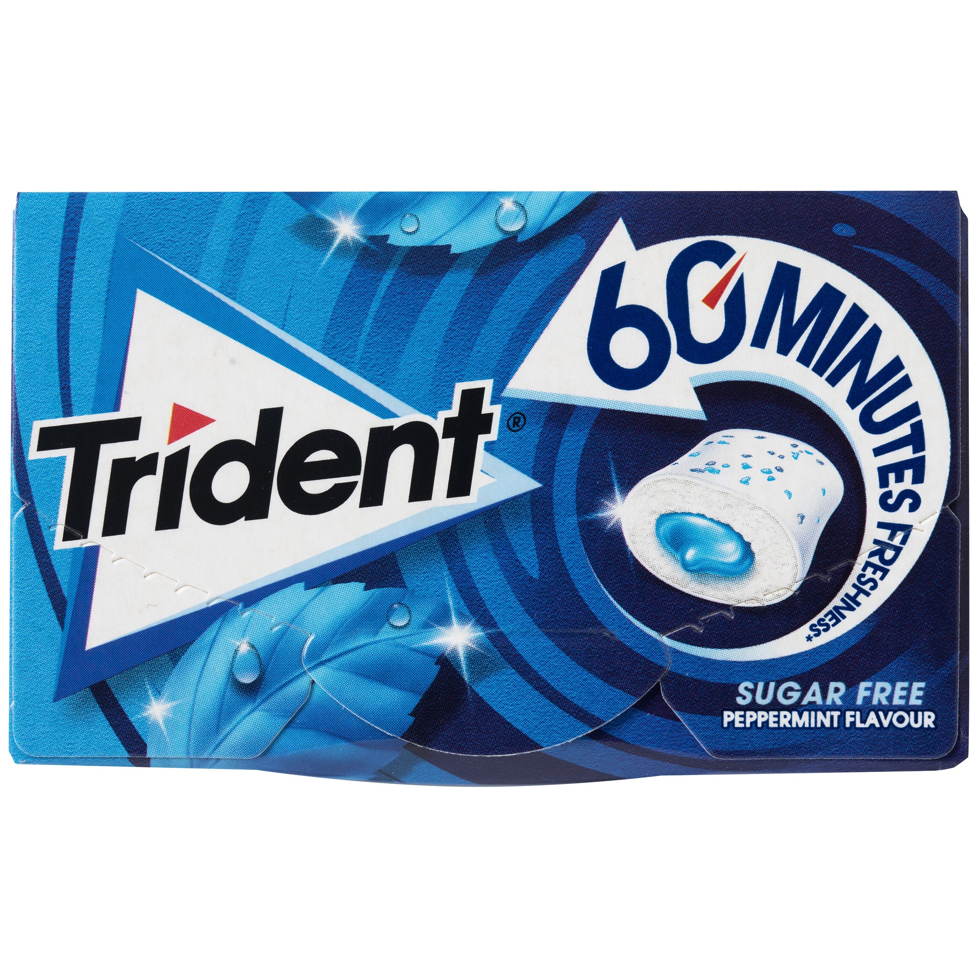 Chicle menta gragea 60 minutos Trident p3 20g/u