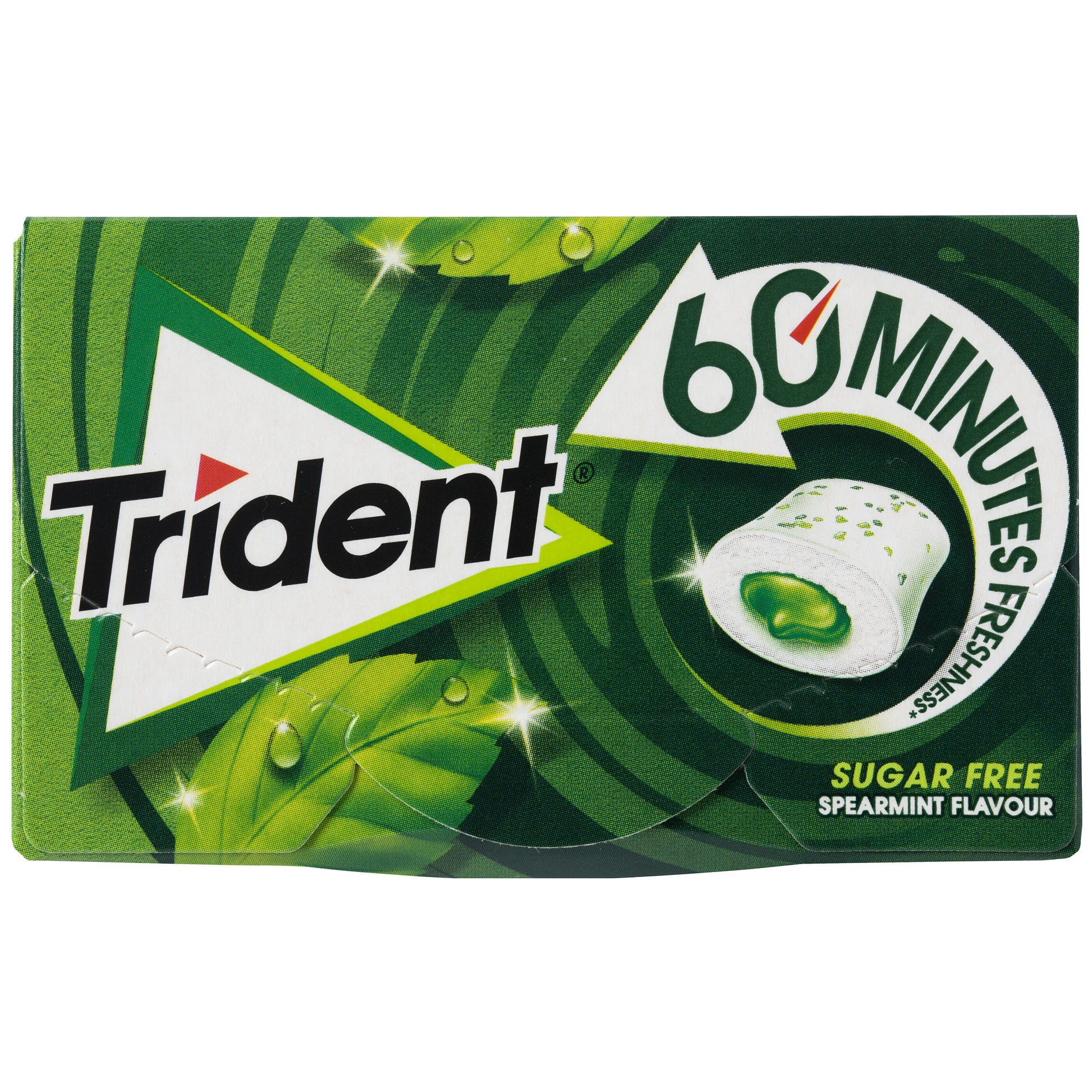 Chicle hierbabuena grag 60 minut Trident p3 22g/u