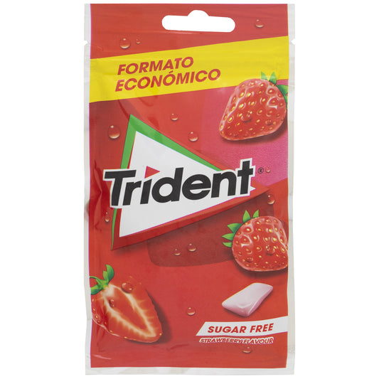 Chicle fresa gragea Trident 43.5g La Despensa