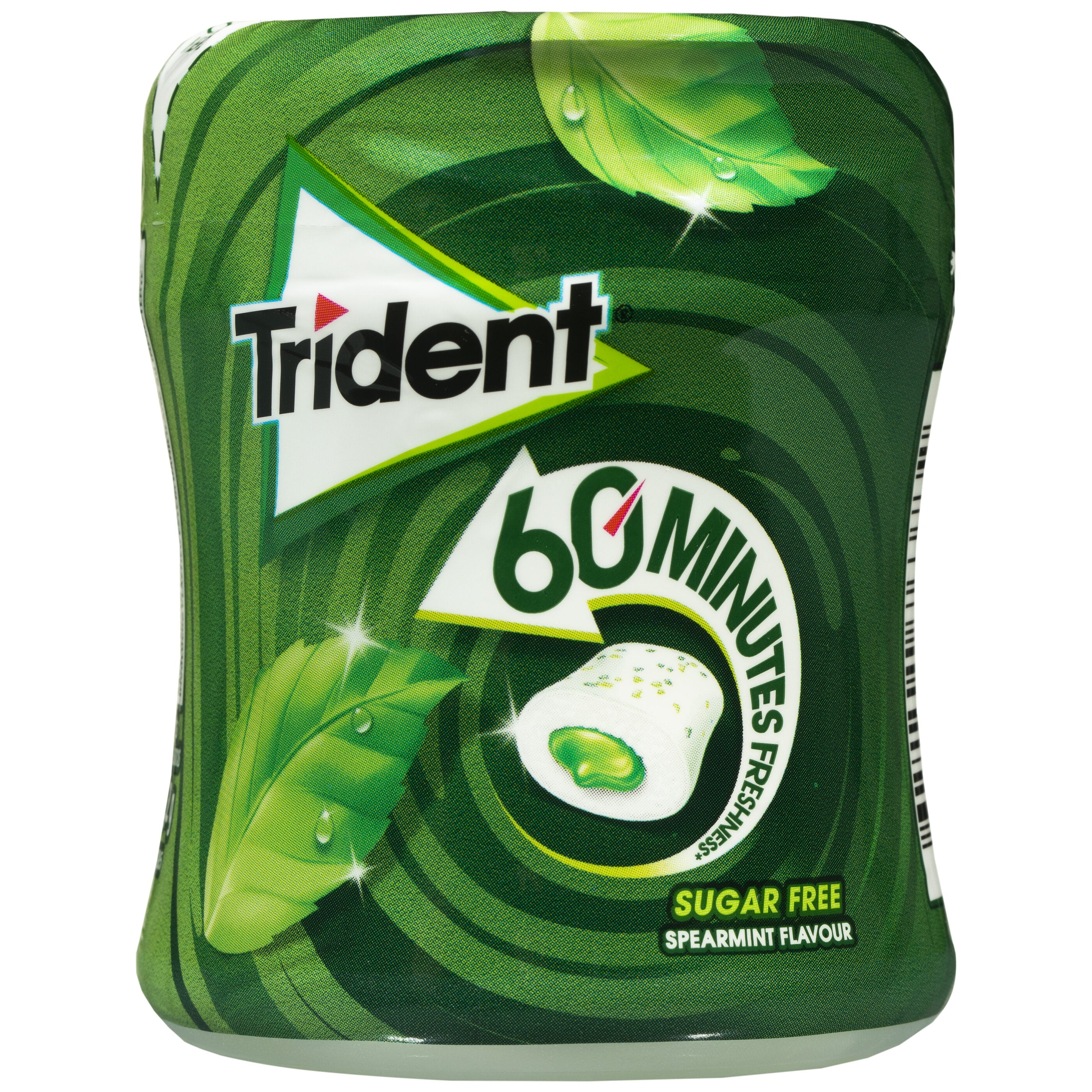 Chicle hierbab gragea 60 minut Trident 68.2g