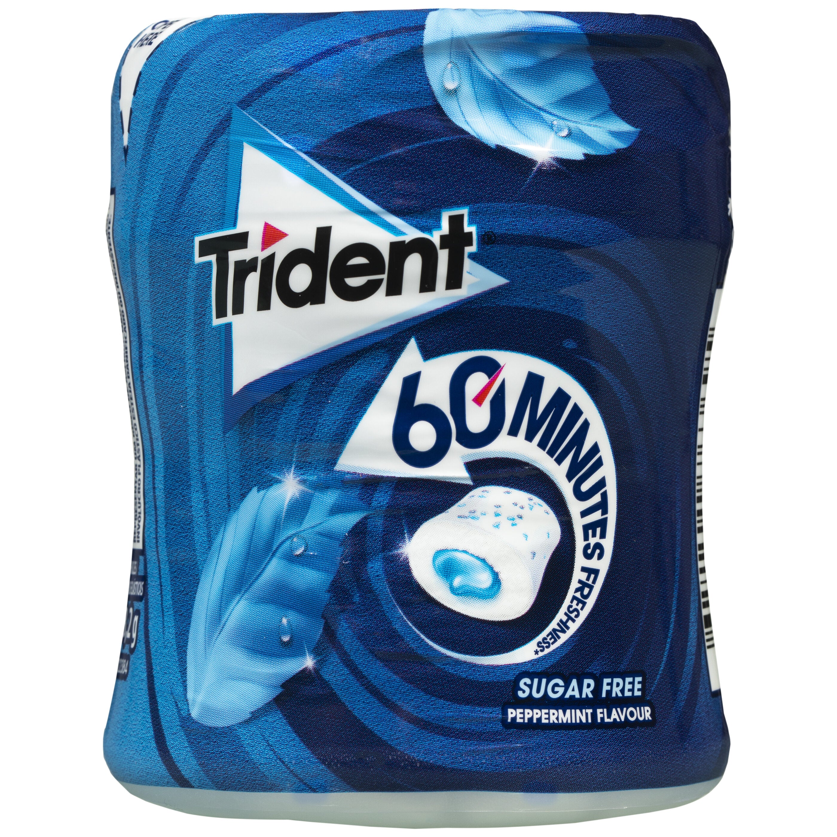 Chicle menta grage 60 minut bot Trident 68.2g