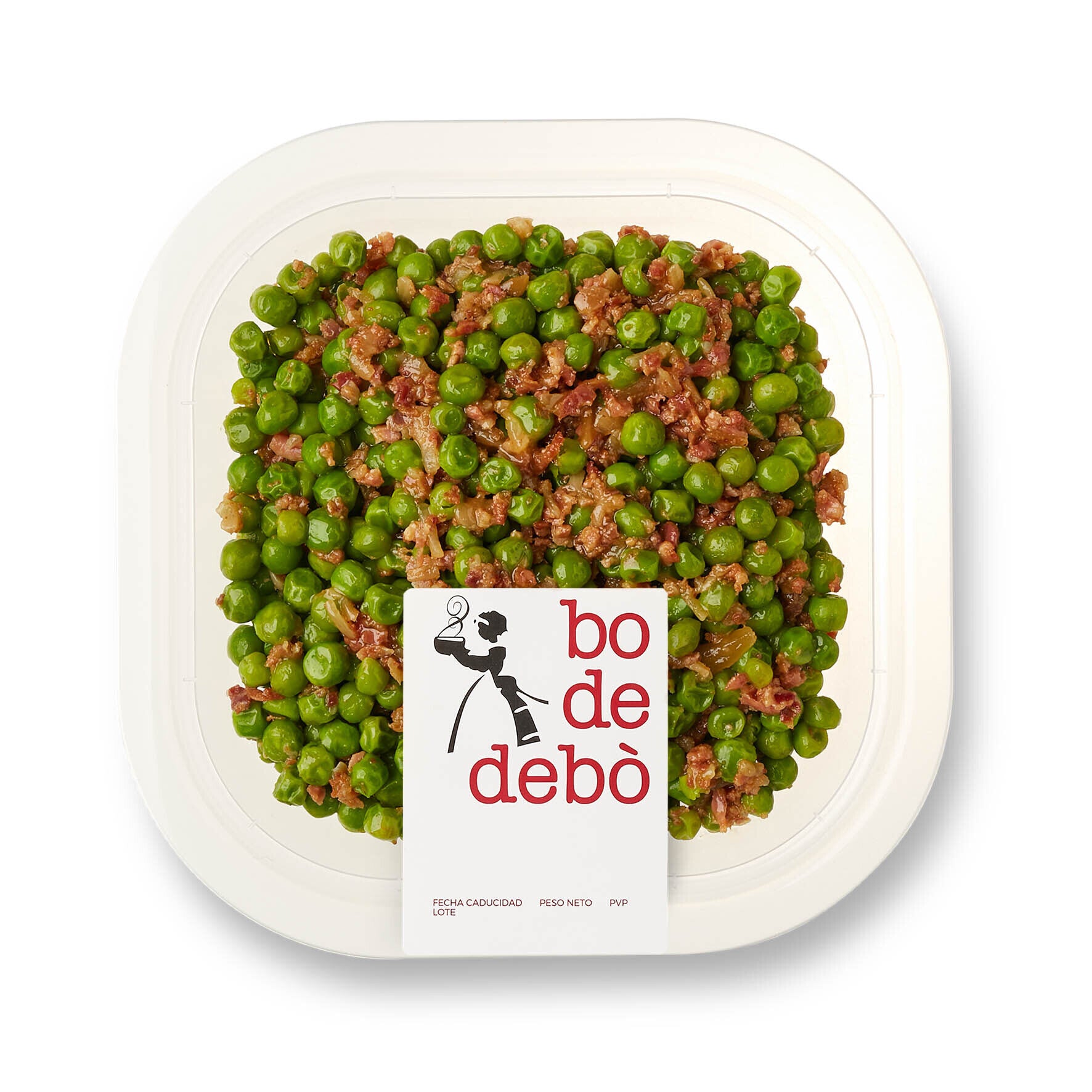 Guisantes salteado c/jamon curado Bo de debo 250g