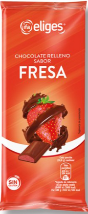 Chocolate con fresa Ifa eliges 100g