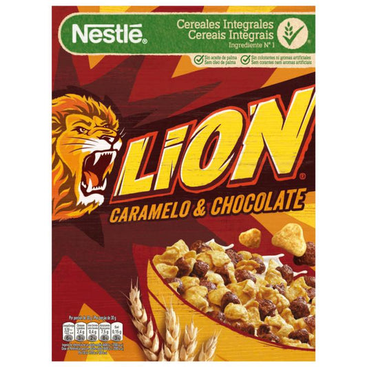 Cereal c/ crema cara/choco leche Nestle Lion 400g La Despensa