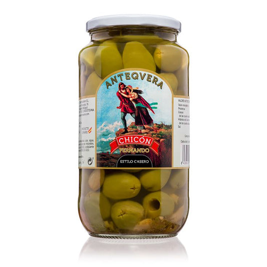 Aceituna gordal aliño casero cristal Antequera 400g escurr La Despensa