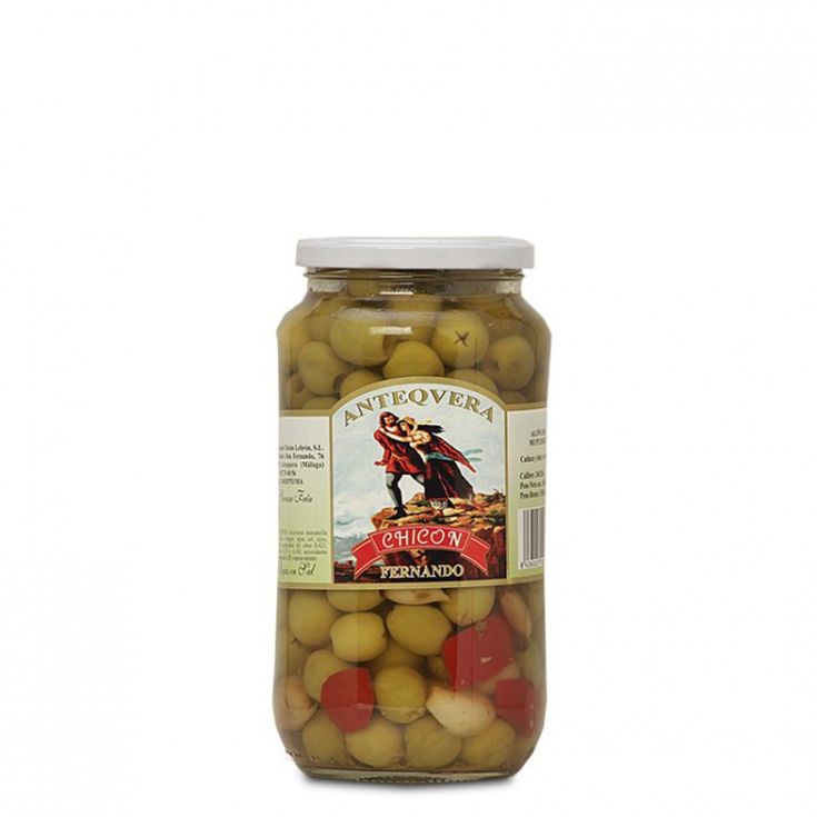 Aceituna verde s/hues aliñ pueblo crista Antequera 550g escurr