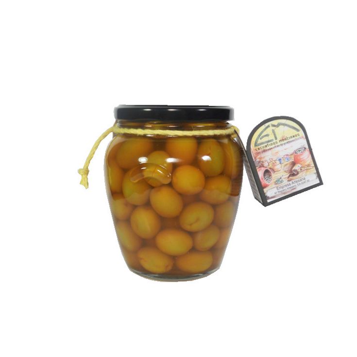 Aceituna verde c/pimenton enc.murcianos 320g escurr