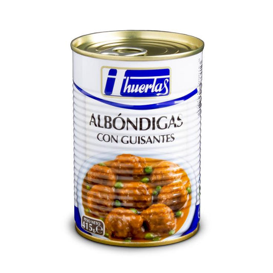 Albóndigas c/guisantes lata Huertas 415g La Despensa