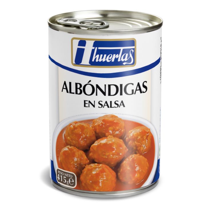 Albóndigas en salsa lata Huertas 415g
