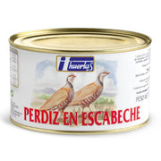 Perdiz escabeche lata Huertas 500g