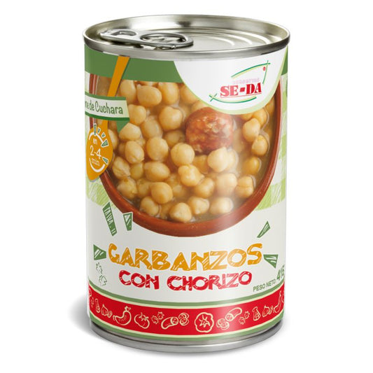 Garbanzo c/chorizo lata se-da 415g La Despensa