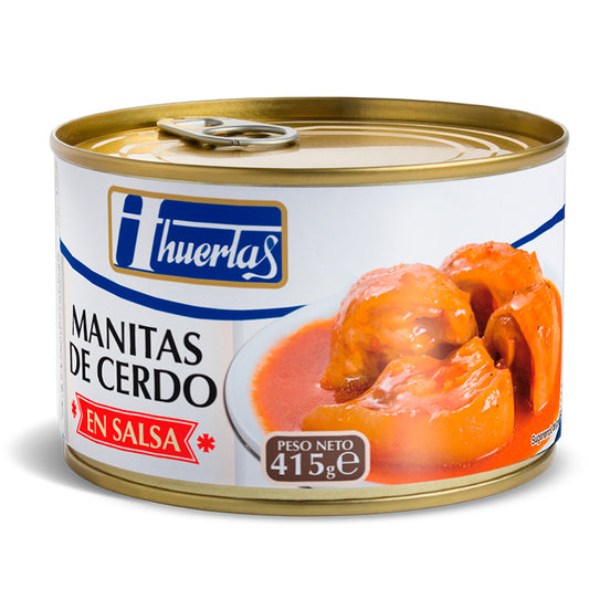 Manitas de cerdo en salsa lata Huertas 450g La Despensa