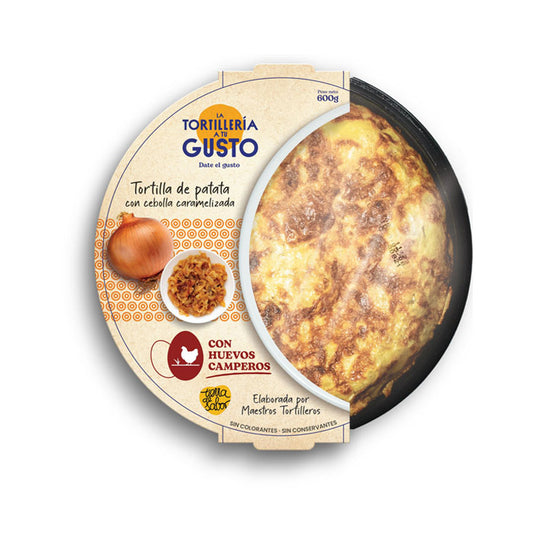 Tortilla c/cebolla caramelizada La tortilleria 600g La Despensa