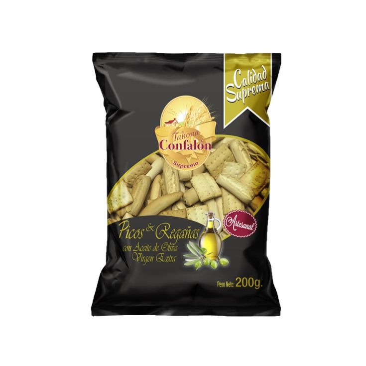 Coktail picos y regañas aove 8% Confalon 200g