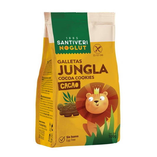 Galletas jungla cacao s/gluten Noglut 100g La Despensa