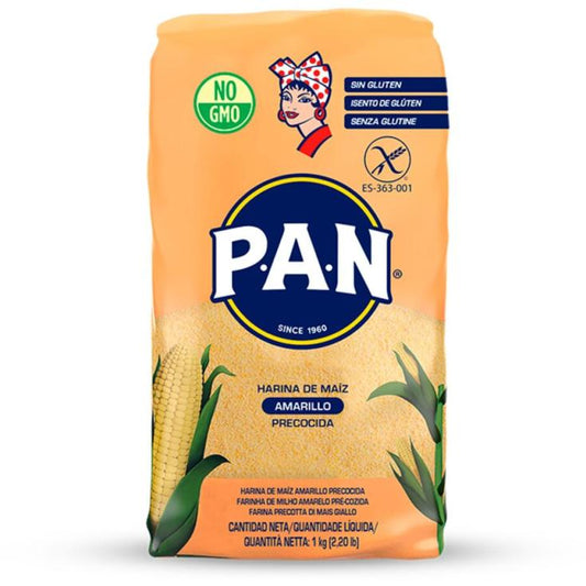 Harina maiz amarilla precocida p.a.n. 1kg La Despensa