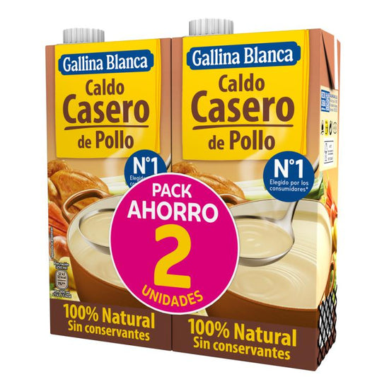 Caldo pollo  Gallina blanca p2 1l La Despensa