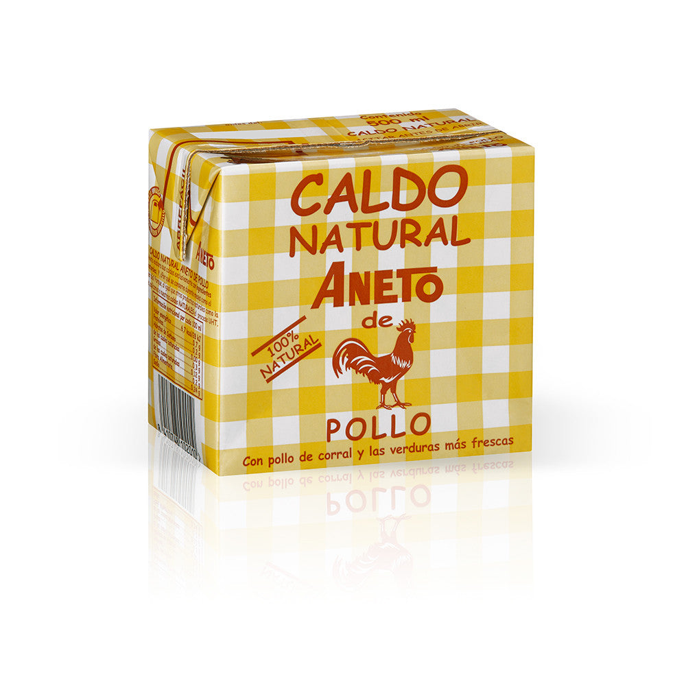 Caldo natural pollo Aneto 500ml