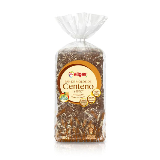 Pan de molde centeno Ifa eliges 800g La Despensa