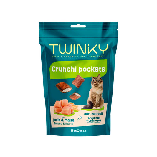 SNACK TWINKY CRUNCHI POLLO y MALTA BOLSA PROSADIMAS 60G La Despensa