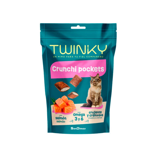 Snack gato twinky crunchi salmon bolsa Prosadimas 50g La Despensa