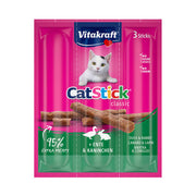 Snacks gatos pato/conejo Vitakraft p3 18g