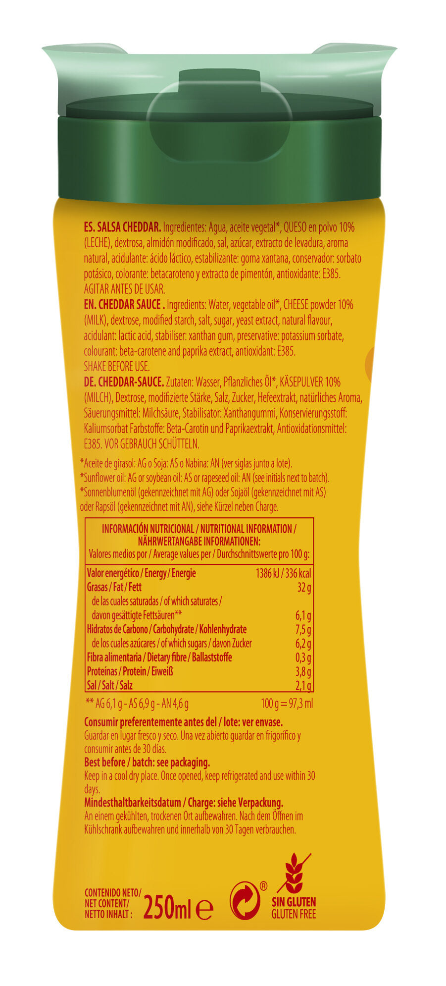 Salsa cheedar Chovi 250ml