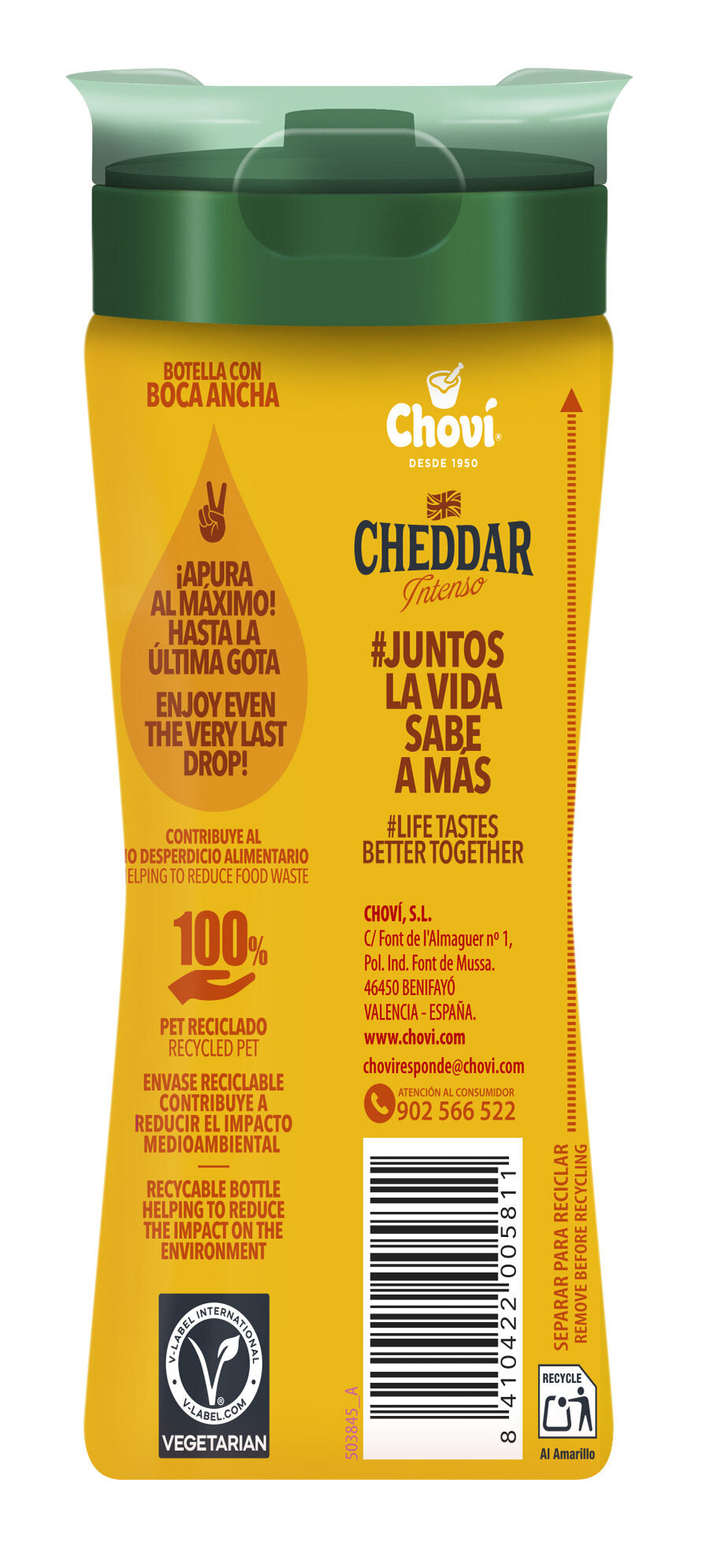 Salsa cheedar Chovi 250ml