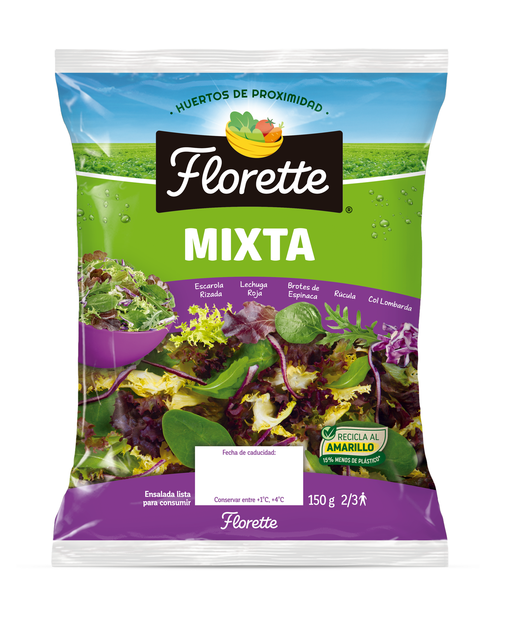 Ensalada mixta florette 150gr
