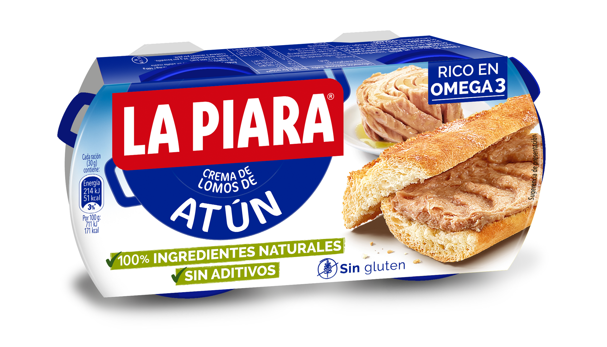 Paté atún  La piara p2 75g/u