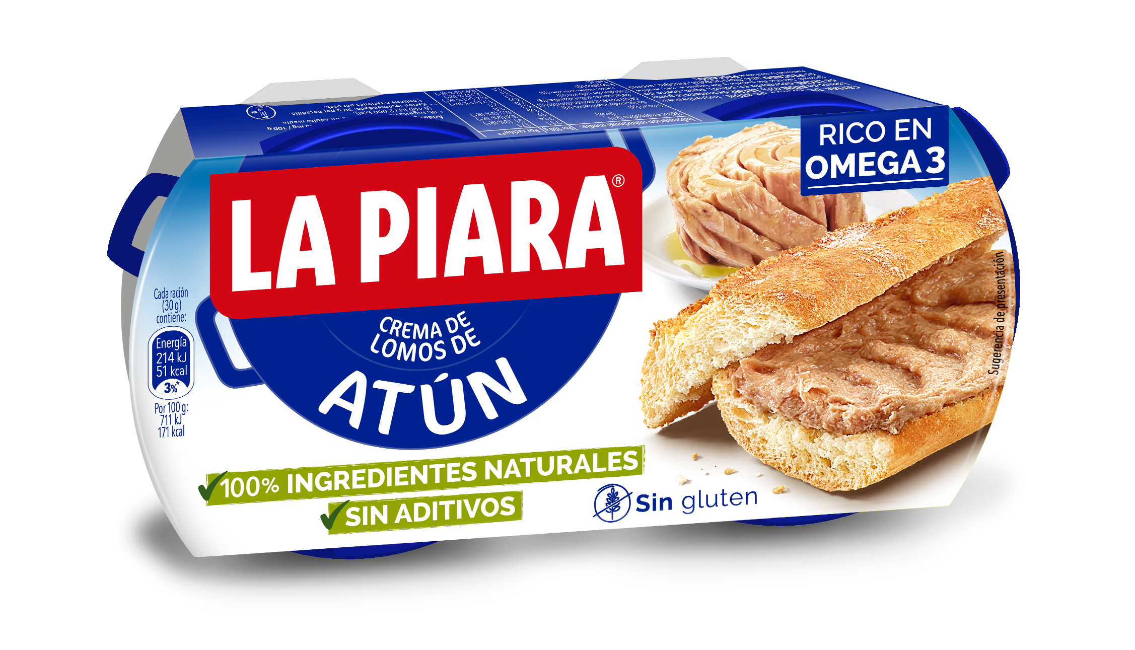Paté atún  La piara p2 75g/u