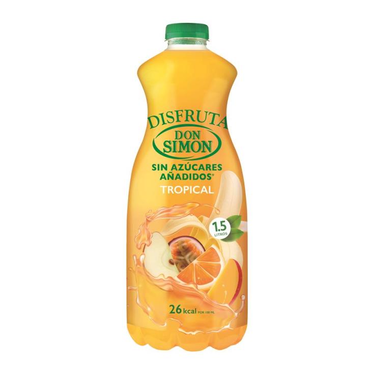 Bebida zumo frutas tropical s/az Don simon 1.5l