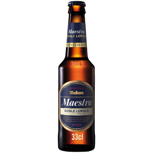 Cerveza tostada maestra cristal Mahou 330ml La Despensa
