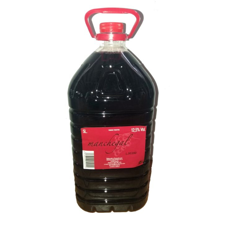 Vino tinto mesa Manchegal 5l