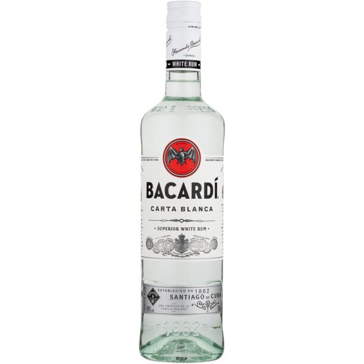 Ron  Bacardi carta blanca 700ml