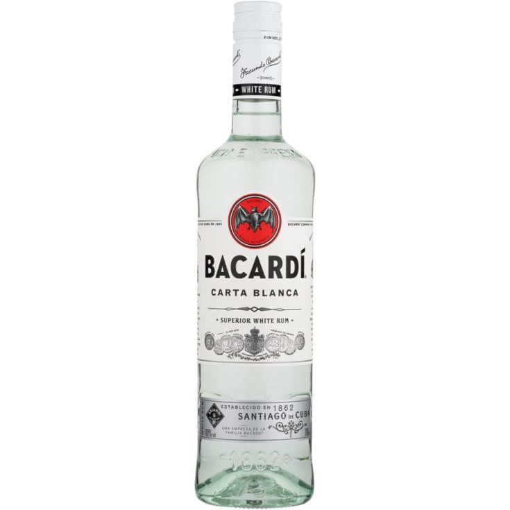 Ron carta blanca Bacardi 700ml