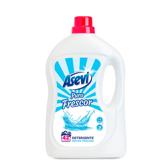 Detergente líquido frescor puro Asevi 42 d La Despensa