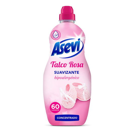 Suavizante concentrado talco rosa Asevi 60d La Despensa