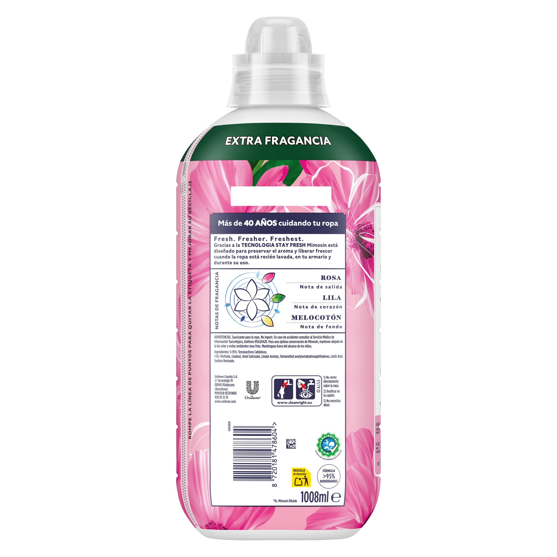 Suavizante concentrado frescor floral Mimosin 56d