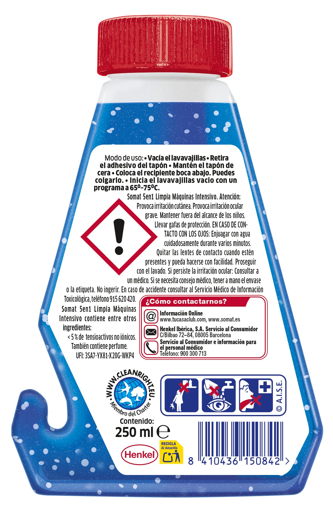 Limpia lavavajilla líquido Somat 250ml