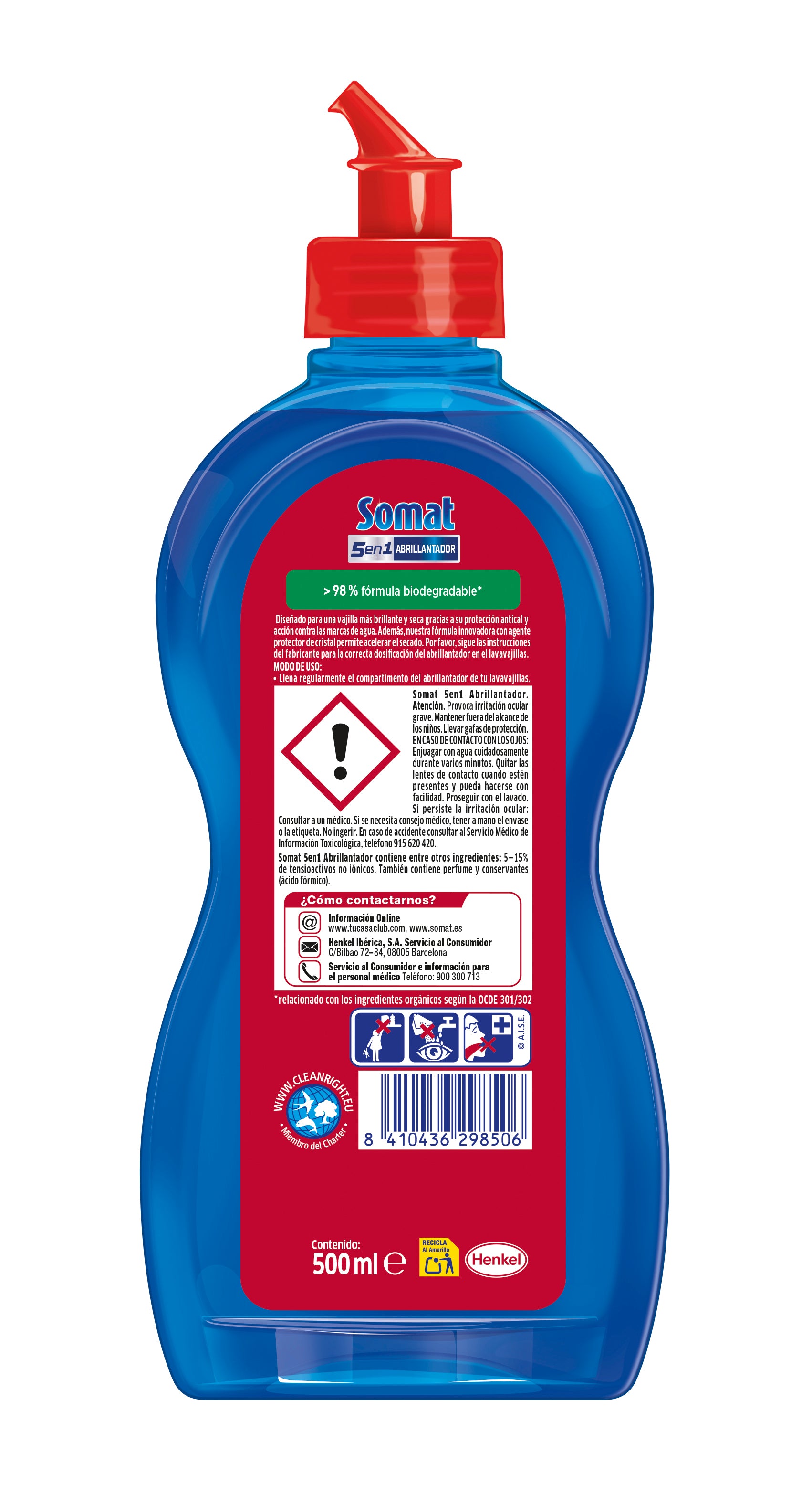 Abrillantador lavavajilla  Somat 500ml