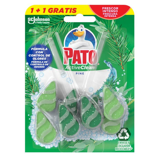 Limpiador wc colgador active clean pino Pato 1u La Despensa