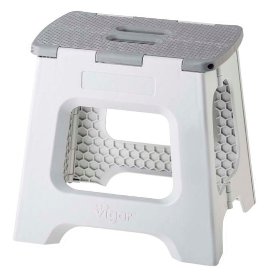 Taburete 32cm gris Vigar 1u La Despensa