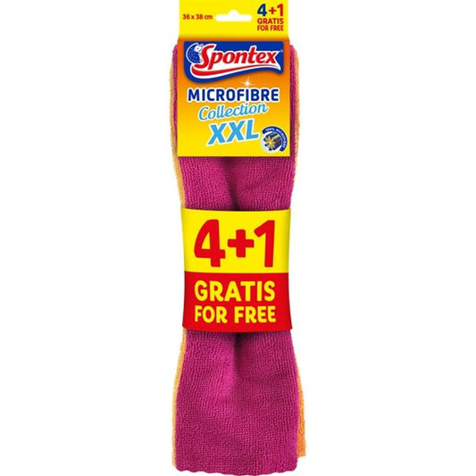 Bayeta microfibra Spontex 4+1 gratis La Despensa
