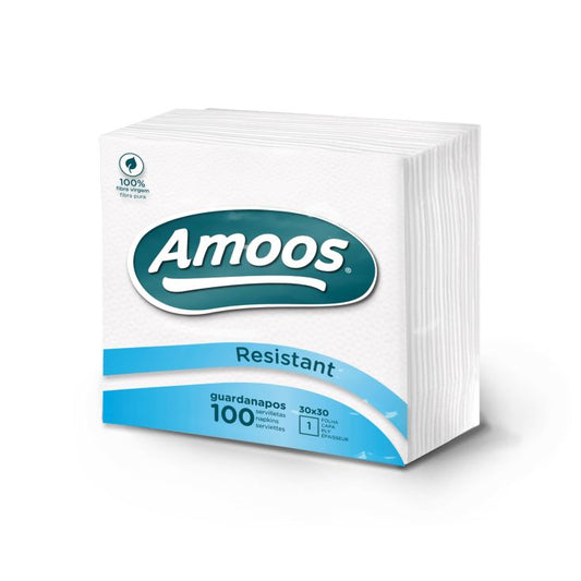 Servilletas 30x30 1 capa resistant Amoos p100 La Despensa