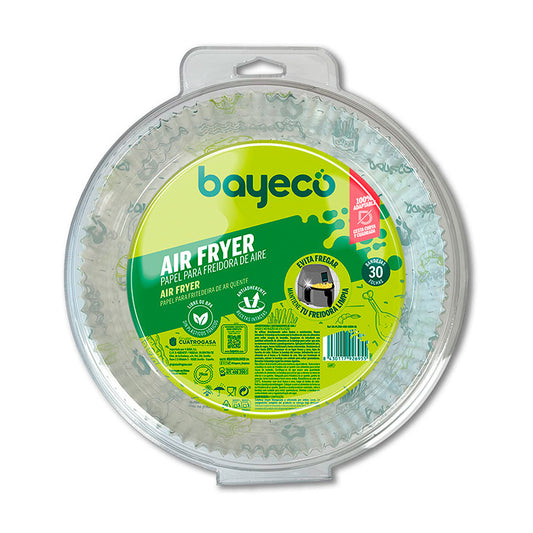 Papel bandeja freidora aire Bayeco 30u La Despensa