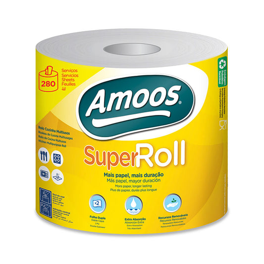 Papel cocina multiusos super roll Amoos 2c 1ud La Despensa