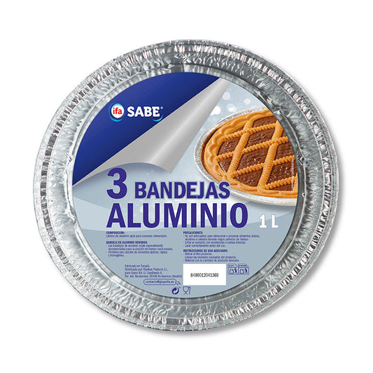 Bandeja aluminio redonda Ifa sabe p3 La Despensa