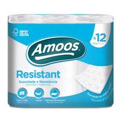 Papel higienico confort Amoos 2c.p12
