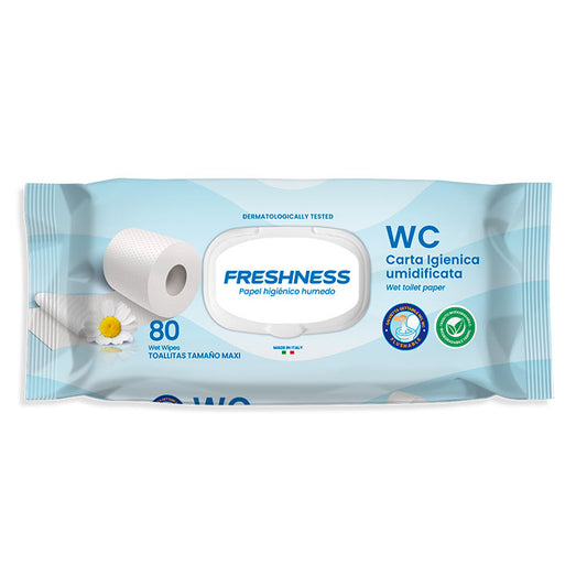 Toallitas wc c/tapa Freshness 80 pcs La Despensa